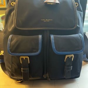 Tory Burch Navy Backpack NWT